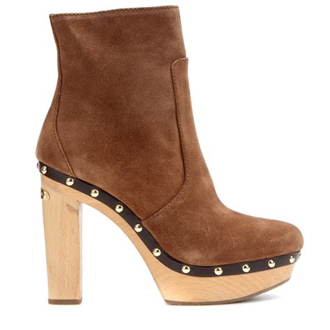 michael kors high heel boots on sale|Michael Kors suede ankle boots.